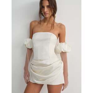 For Love & Lemons Serena Mini Dress M / Cream